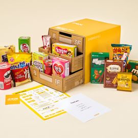 [WeFun] 3-tier snack building 25 kinds of sweets gift set_zero stress, sugar charging, snack collection, office snacks, snack set, child gift_Made in Korea